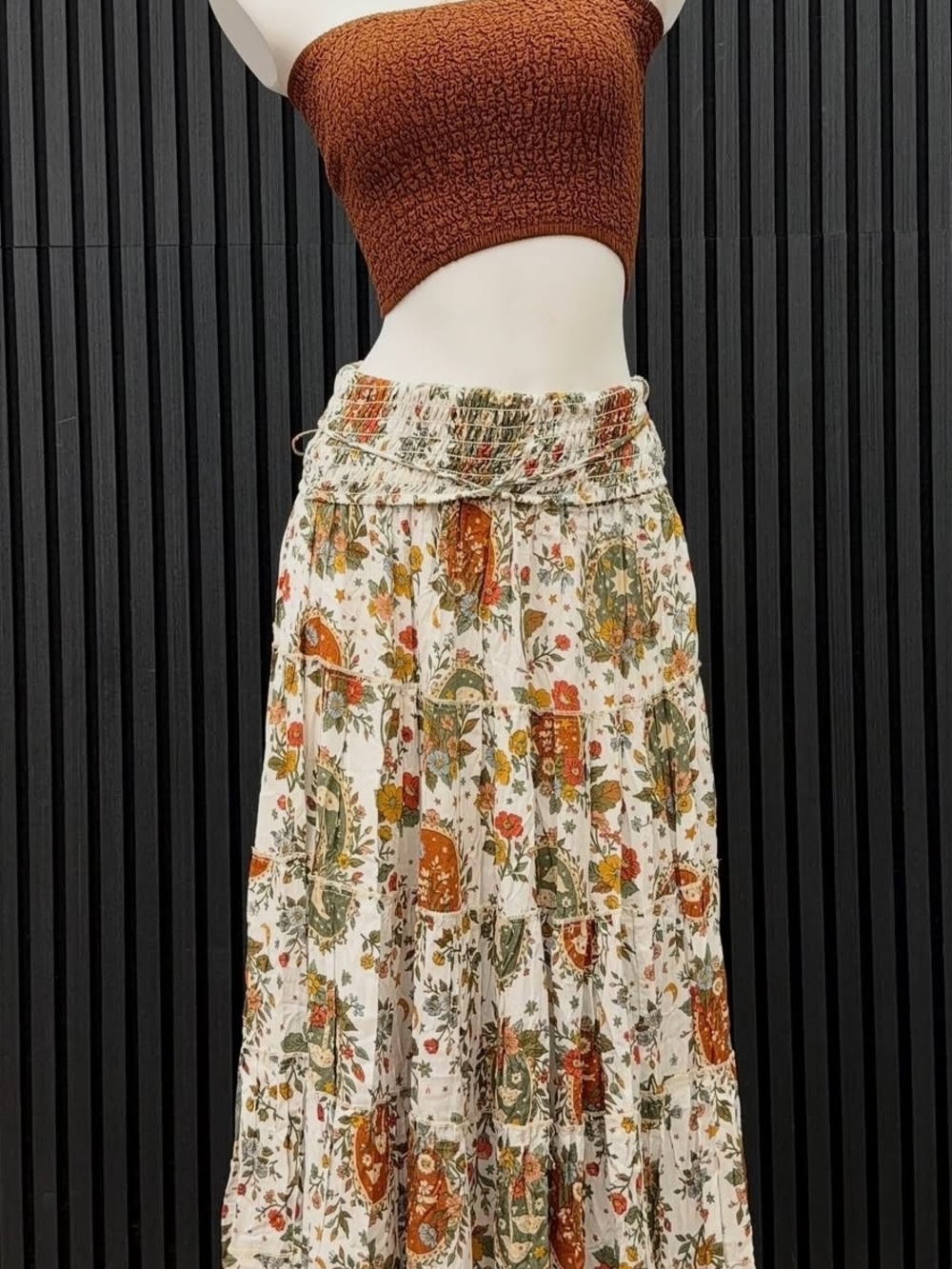KarmaNepalCrafts- One Dress 3 Styles! Cottagecore and boho-style patchwork maxi.